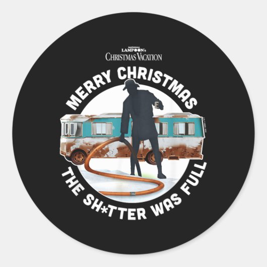 De Stuffter Was Vol Ronde Sticker (Voorkant)
