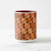 De stuiver/de pence van Lincoln het muntstuk van Mok (Midden)