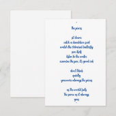 De stukken bedankkaart (Voorkant / Achterkant)