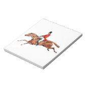 De stuntillustratie notitieblok (Linkerzijde)