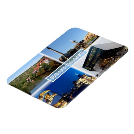 DE Stuttgart - Neckar - Schlossplatz - Magneet (Linkerzijde)