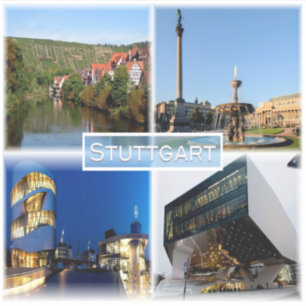 DE Stuttgart - Neckar - Schlossplatz - Sticker