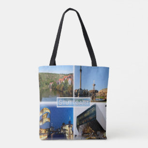 DE Stuttgart - Neckar - Schlossplatz - Tote Bag