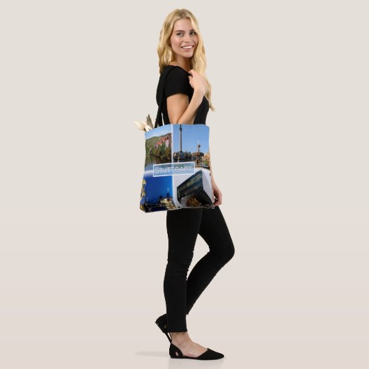 DE Stuttgart - Neckar - Schlossplatz - Tote Bag (Op model)