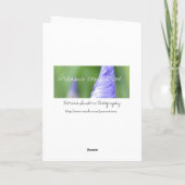 De subtiele Roze Kaart van Pasen van de Tulp (Achterkant)