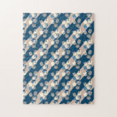 De suburrels achtergrond patroon legpuzzel (Verticaal)