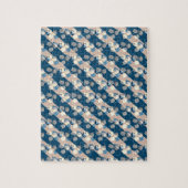 De suburrels achtergrond patroon legpuzzel (Verticaal)