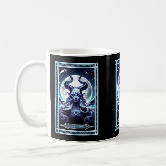 De Succubus Tarot Kaart Koffiemok (Links)