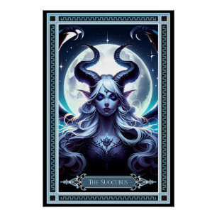 De Succubus Tarot Kaart Perfect Poster