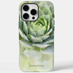 De Succulente Douane van de waterverf iPhone 16 Pro Max Hoesje
