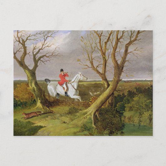 De Suffolk Hunt - Gone Away (olie op canvas) Briefkaart (Voorkant)