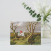 De Suffolk Hunt - Gone Away (olie op canvas) Briefkaart (Staand voorkant)