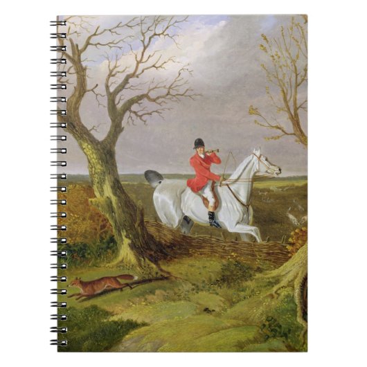De Suffolk Hunt - Gone Away (olie op canvas) Notitieboek (Voorkant)
