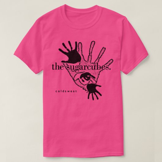 De Sugarcubes Vervaagde Stijl1 T-shirt (Design voorkant)