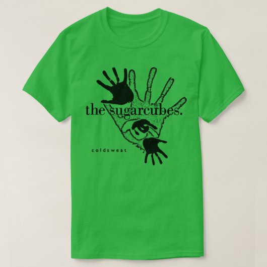 De Sugarcubes  Vervaagde Stijl1 T-shirt (Design voorkant)