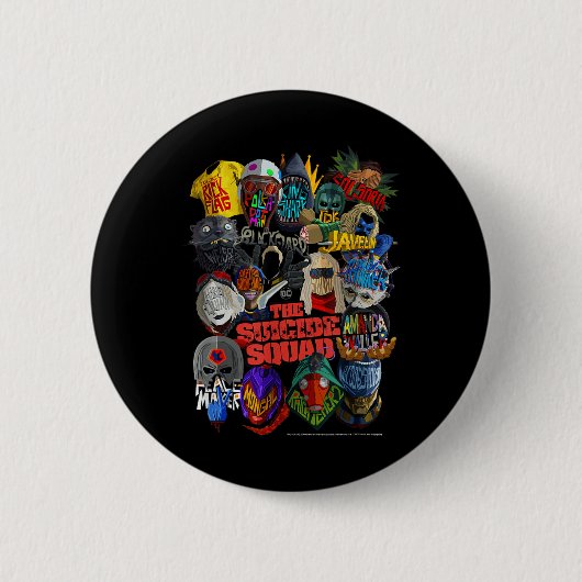 De Suicide Squad heeft het hele Poster Ronde Button 5,7 Cm (Voorkant)