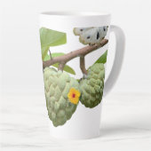 De suikerappel latte mok (Rechterhoek)