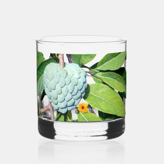 De suikerappel whisky glas (Voorkant)