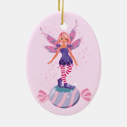 De Suikerroei van de Noordpool Keramisch Ornament (Achterkant)