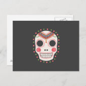 De suikerschedel briefkaart (Voorkant / Achterkant)