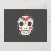 De suikerschedel briefkaart (Voorkant)