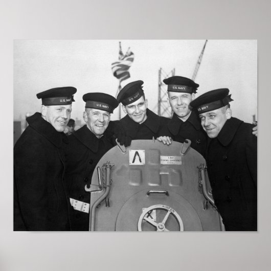 De Sullivan Brothers Aboard the USS Juneau Poster (Voorkant)