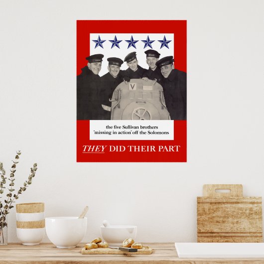 De Sullivan Brothers Poster (Keuken)