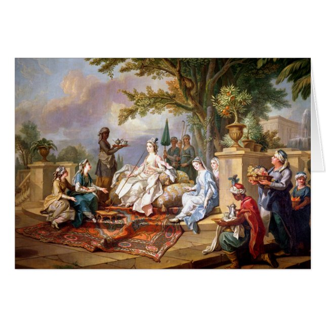 De Sultana Served by haar Eunuchs (Voorkant Horizontaal)