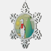 De Summertime Snowman Ornament (Rechts)