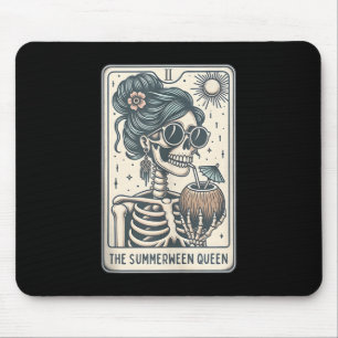 De Summerween Queen Tarot Kaart, Witchy Halloween Muismat