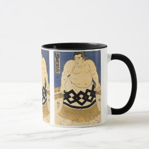 De Sumo Wrestler, Kuniyoshi, Japanse fijne kunst Mok