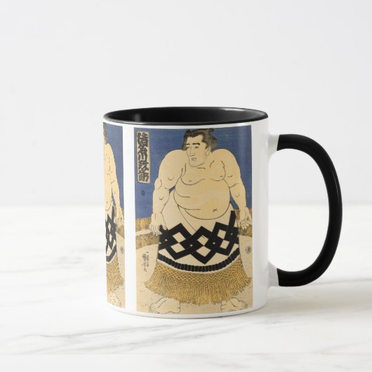 De Sumo Wrestler, Kuniyoshi, Japanse fijne kunst Mok (Rechts)