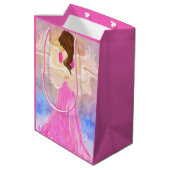 De Sun Angel Art het hoofd bieden Medium Cadeauzakje (Achterkant Gekanteld)