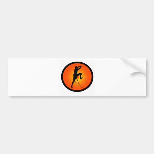 DE SUN CLIMBER BUMPERSTICKER (Voorkant)