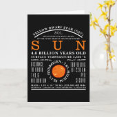 De Sun Gedetailleerde astronomie Kaart (Gele Bloem)