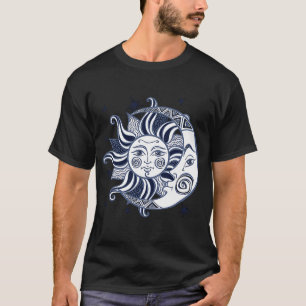 De Sun Moon van de Mannen van de bergen T-shirt