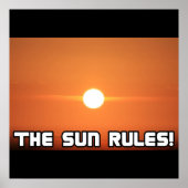 De Sun Rules. 3 POSTER (Voorkant)