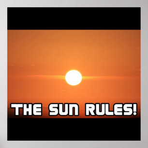 De Sun Rules. 3 POSTER