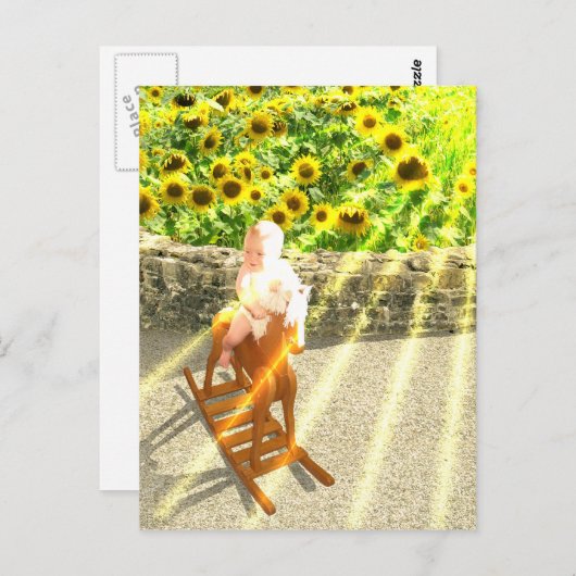 De Sun Tarot Card Art Briefkaart (Voorkant / Achterkant)