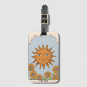 De Sun tarot card modern majoor Arcana Bagagelabel (Voorkant (verticaal))