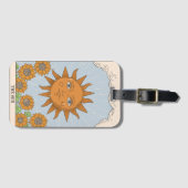De Sun tarot card modern majoor Arcana Bagagelabel (Voorkant (horizontaal))
