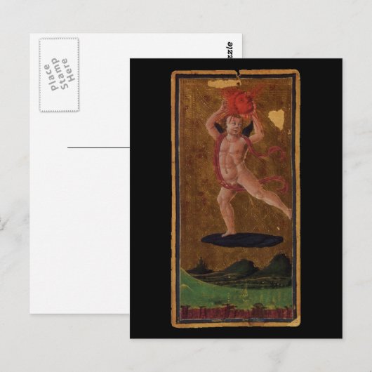 De Sun Tarot-kaart Briefkaart (Voorkant / Achterkant)