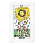 De Sun Tarot-kaart Foto Afdruk (Voorkant)