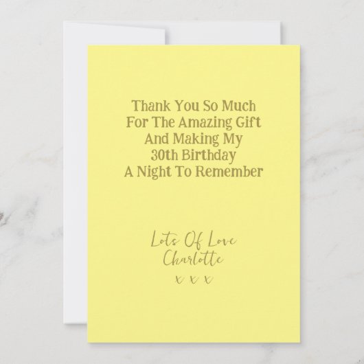 De Sun Tarot Kaart geel bedankje (Achterkant)