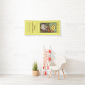 De Sun Tarot Kaart | Geel Verjaardag Achtergrond Spandoek (Insitu)