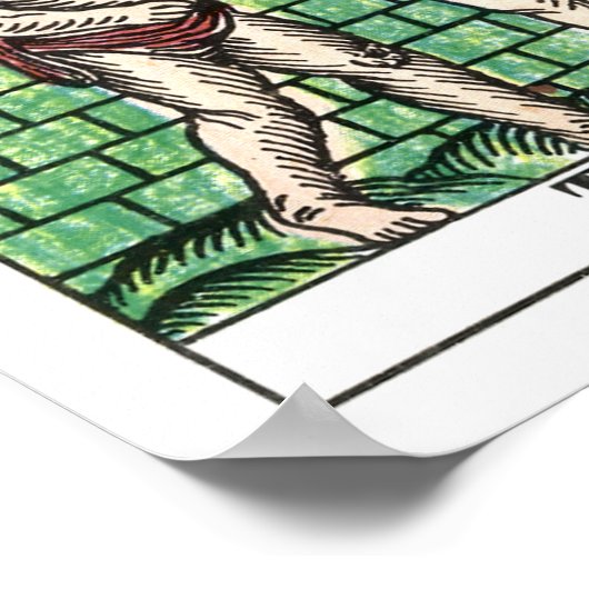 De Sun Tarot-kaart Poster (Hoek)