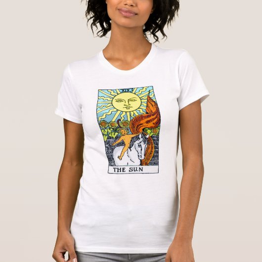 De Sun Tarot-kaart T-shirt (Voorkant)