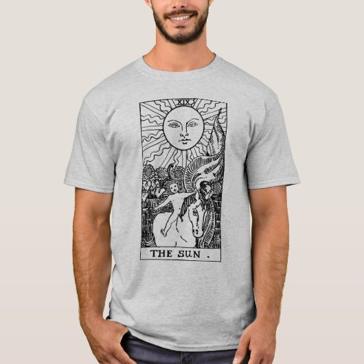 De Sun Tarot-kaart T-shirt (Voorkant)