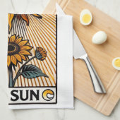 De Sun Tarot-kaart Theedoek (Quarter Fold)
