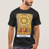De Sun XVIII Tarot Kaart Gotische Wiccan Witch T-shirt (Voorkant)